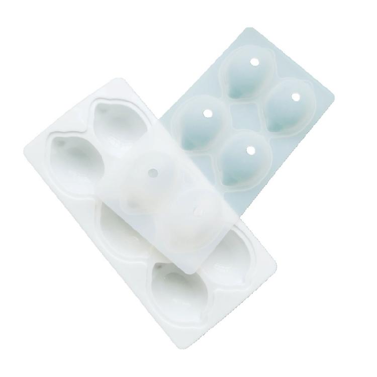 Easy Releases Silicones Baking Pan 6 Cavities Lemon Shape Cake Molds For Ice Cream Mousse Jelly Making And Party Serving