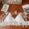 Seaside vacation new sexy vacation top lace-up knitted suspender beach hollow backless tube top short vest