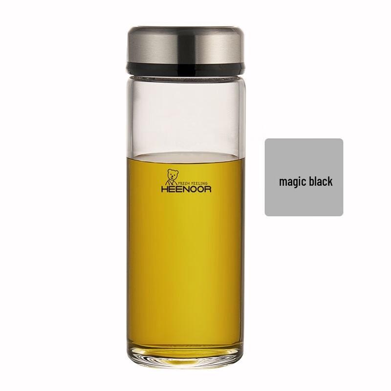 Zhishi Portable Single-Layer Glass Water Bottle