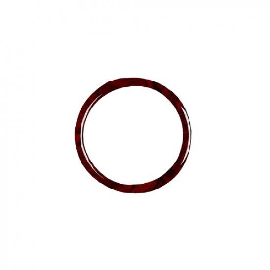 Red Wood Grain Water Cup Ring Trim For BMW 3 Series E36 94-96