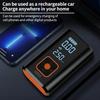 New Compact Car Portable Automatic Tire Inflator Tire Pressure Gauge Air Compressor with Intelligent Digital Display Emergency Car Inflator
