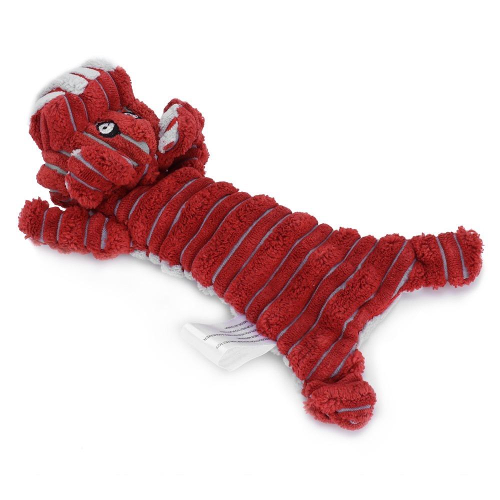 Stuffed Animal Corduroy Plush Dog Toy Stuffed Pig Bear Dog Play Toy  Interactive Training Game