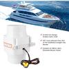 Aramox Marine Bilge Air Blower, 4inches In-Line Bilge DC Air Blower Engine Ventilation Fan White for Yacht RV (24V)