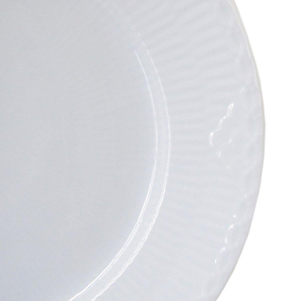 Royal Copenhagen 128 White Half Lace 622 Plate, 22cm, Flat [Parallel Import]