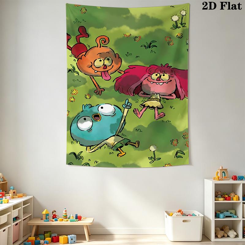 Anime Characters Pattern Home Decor Tapestry, Wall Hanging, Decorative RV Wall Cloth.XGT0914302