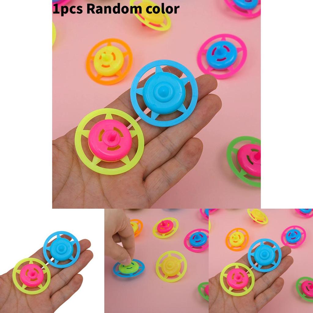 Plastic Spin Gyroscope Toy For Children With Colorful Candy Design And Traditional Play Use