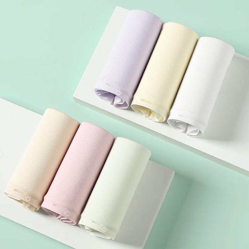 Fenteng Women's 10A Antibacterial Cotton Briefs 6-Pack