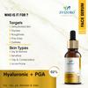 ZVIZORO 2% Hyaluronic Acid + PGA Serum for Intense Hydration, Glowing Skin & Fine Lines | Daily Hydrating Face Serum For Women & Men with Dry, Nor