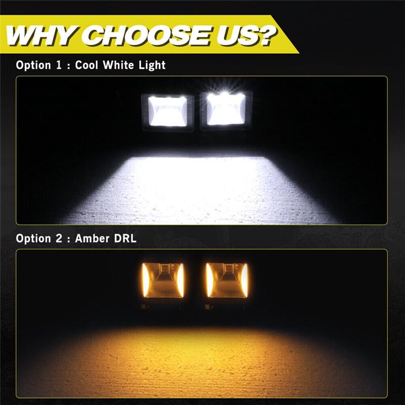 

Car 2Inch High Power Spotlight for Off-Road Pickup Truck Motorcycle Utv Atv 2Inch Daytime Small Light E-MARK E24