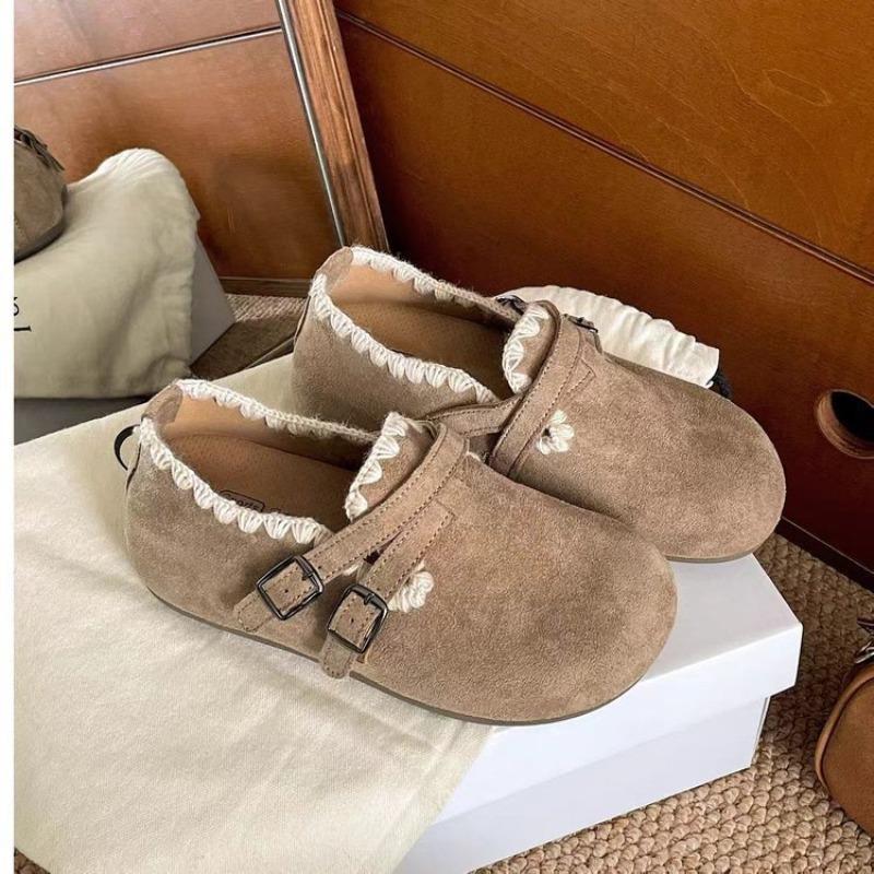 All-inclusive thick-soled inner height increase women's outer wear new autumn skirt lace casual shoes