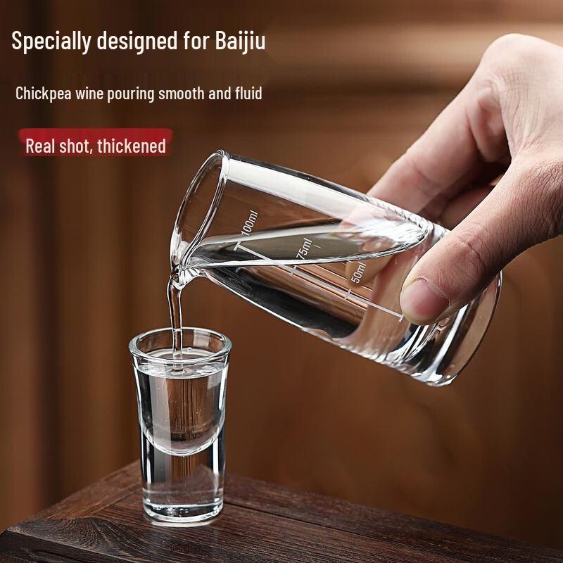 Elegant Handmade Glass Baijiu Decanter Set