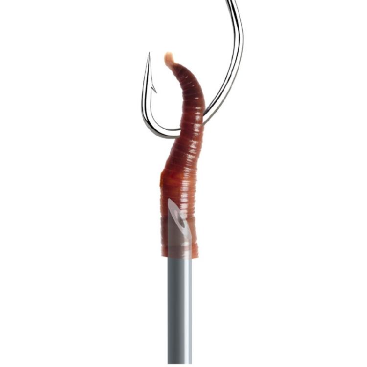 Hollow Fishing Baits Threader Earthworm Hooking Needle 20cm Stainless Steel Ideal for Quick Hook Preparation
