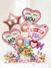 14pcs Mother's Day Balloon Set, Suitable for Mother's Day, Holiday Decorations, A Gift for Mom, The Best Mom.