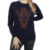 Marvel Womens/Ladies Black Panther Tribal Heads Sweatshirt