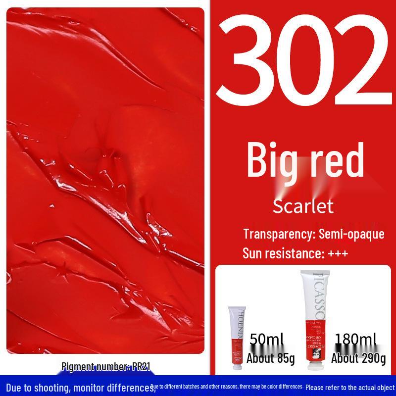 Phoenix Art Supplies Picasso Oil Paints 50-170ML, Painting Frames, Materials & Palette for Coloring