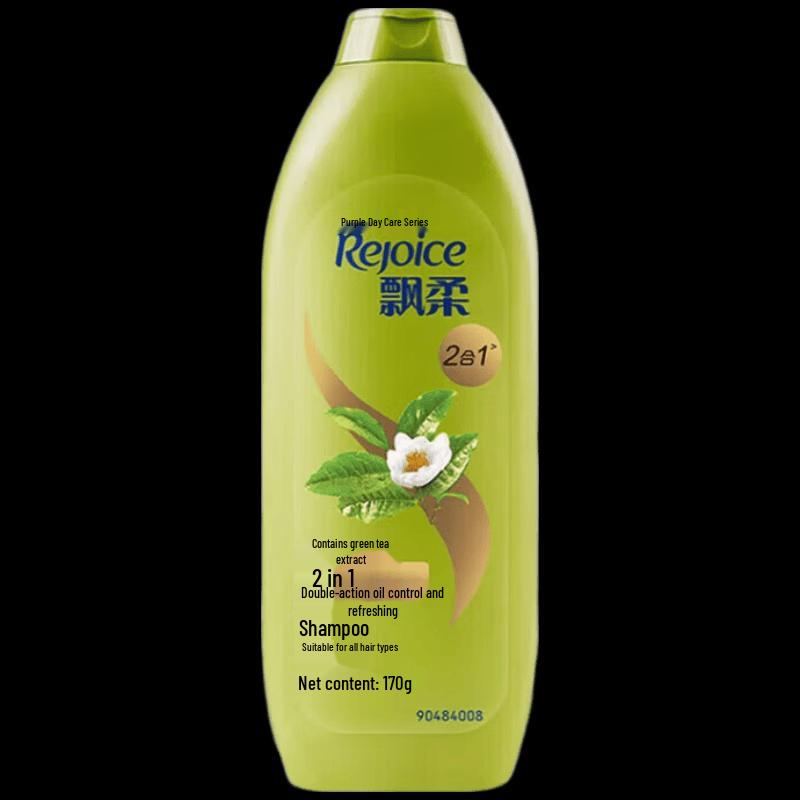 Rejoice Family Care Green Tea Oil Control & Hydrating Shampoo 2x170g