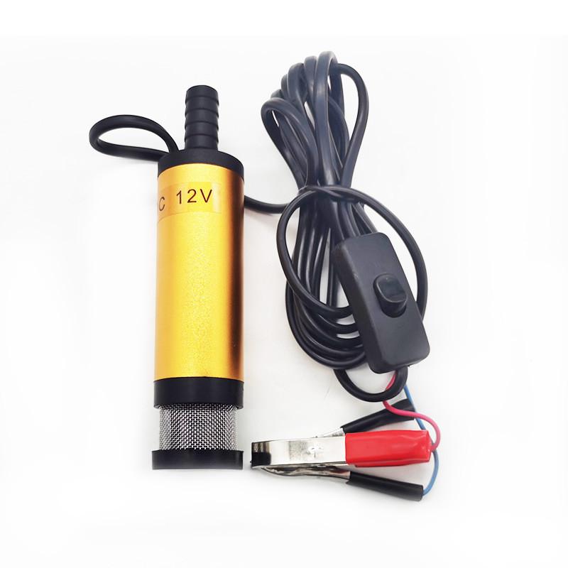 40W Aluminiumlegierung Elektrische Mikro-Betankungspumpe 12V24V DC Ölpumpe Tragbare Tauchpumpe