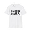 Rock Punk Tops LODED DIAPER Print Crew Neck Short Sleeve Vintage Y2k Fashion Tshirt Casual Loose Streetwear Fans Gift Unisex