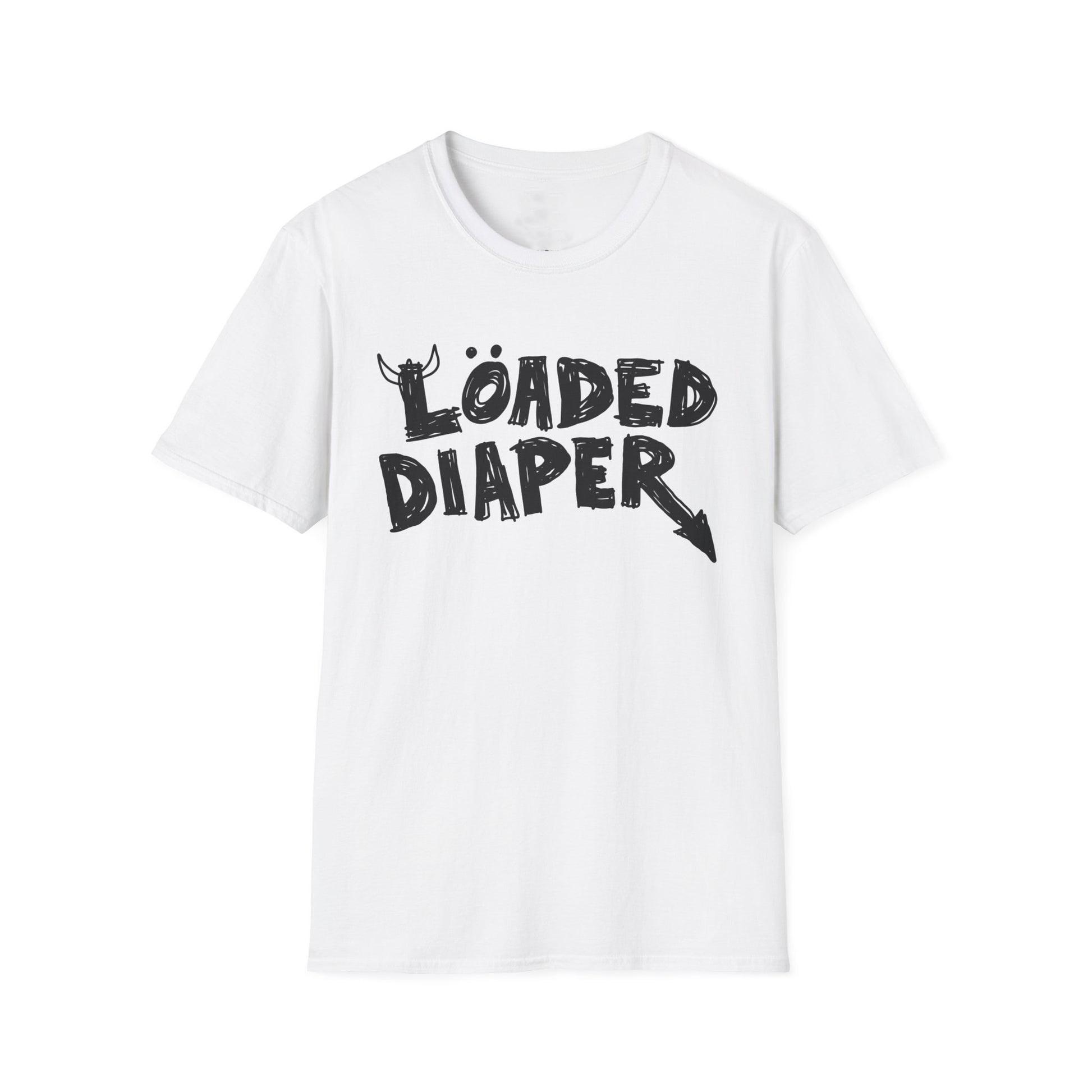

Rock Punk Tops LODED DIAPER Print Crew Neck Short Sleeve Vintage Y2k Fashion Tshirt Casual Loose Streetwear Fans Gift Unisex S
