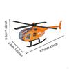 1/64 Diecast Alloy Helicopter Collection Aircraft Desktop Display Metal Model Airplane Toy for Boys