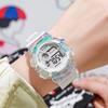 Waterproof Sports Watches Luminous Dial Night Light Sports Clock Alarm Clock Function Digital Wristwatch Boys Girls