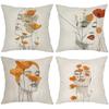 Floral Face Pattern Decorative Cushion Pillow Covers Polyester Pillowcase, Sofa Decorative Cushion Cov Headboard Pillow