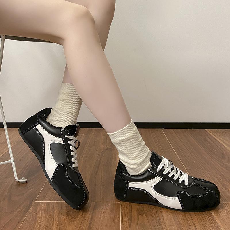 Niche Color Matching Inner Height Increase Moral Training Shoes Women's Shoes 2025 Autumn and Winter New Korean Casual Forrest Gump Shoes Boar