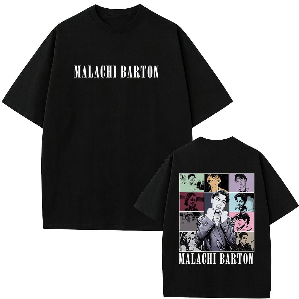 Malachi Barton Grafické Tričko Pánské Dámské Móda Vintage Oversized Krátký Rukáv Tričko Pánské Ležérní Bavlněná Trička Streetwear
