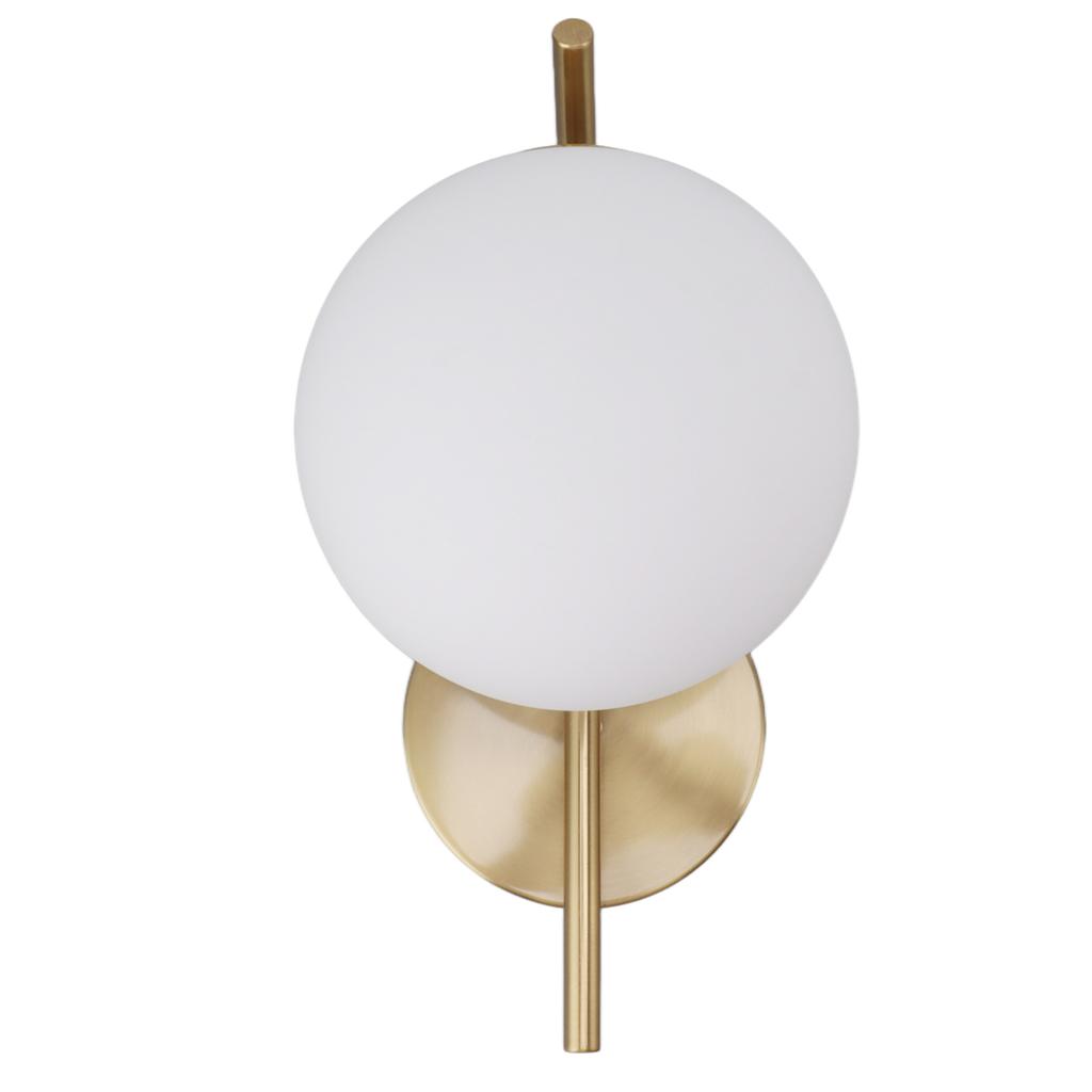 Glass Wall Sconce Indoor Wall Sconce Golden E27 E26 Wall Lamp Holder 85?265V for Bedroom