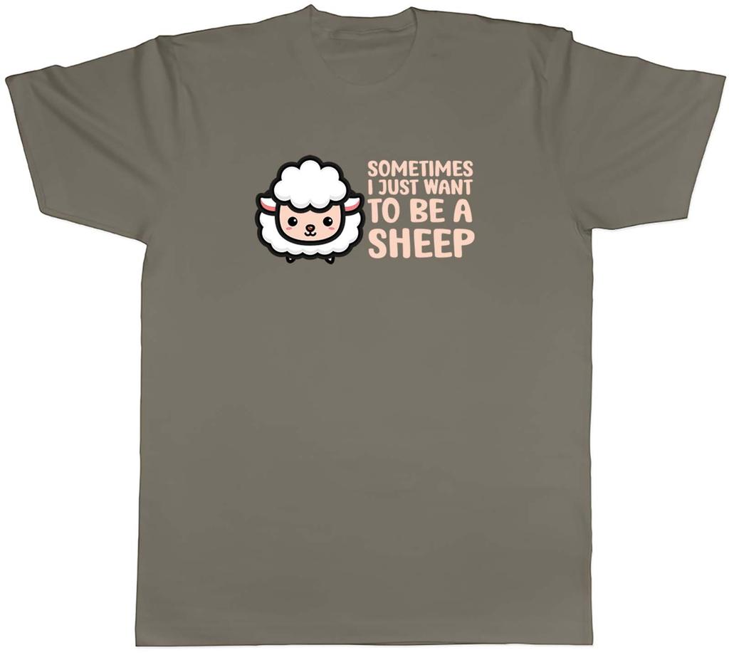 Sometimes I Just Want To Be Sheep Animal Unisexs Unisex TShirt Tee Gift