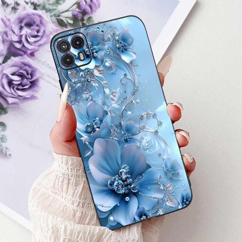 For Motorola Moto G50 Case XT2137-1 XT2137-2 Cover Cute Cat Flower Cartoon TPU Back Shell For Motorola Moto G50 5G XT2149-1 Capa