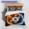 Germany Football Printed Bedding 3 Piece Set Cozy Breathable Bed Cover Set As Housewarming Holiday Gift