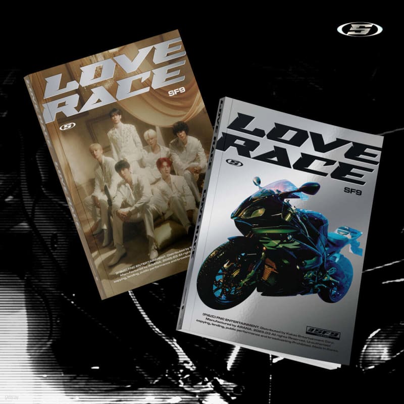 

SF9 - 15th Mini Album: LOVE RACE [1 out of 2 randomly sent]