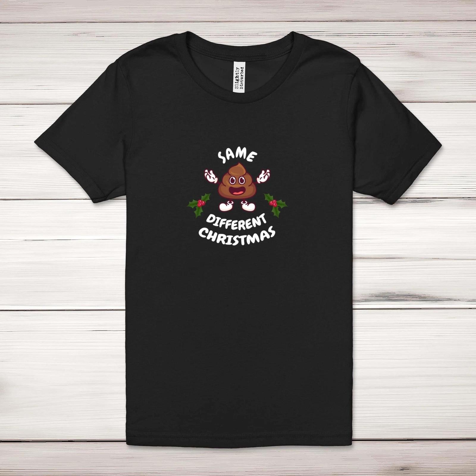 Same Sh*t Different Christmas Adult T-Shirt S