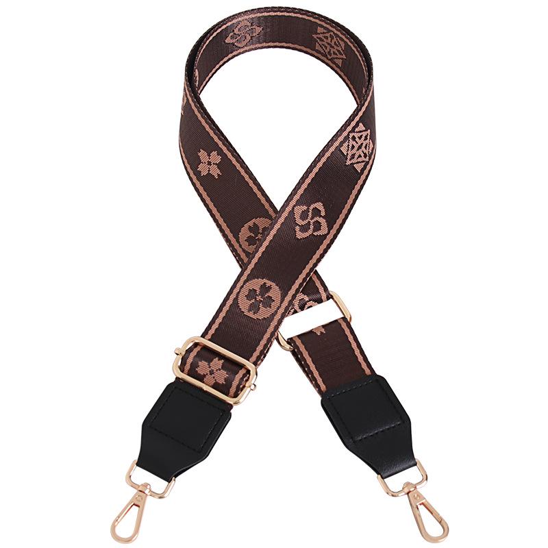 Extended Leather Women's Bag Strap - Non-Fading Jacquard Webbing for Handmade Computer Bags