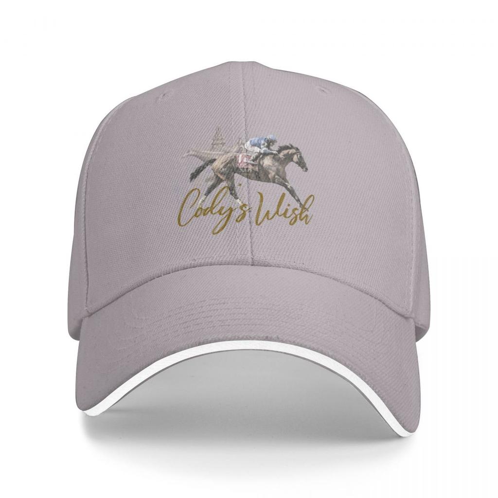 Codys Wish 2023 Horse Racing Design Baseball Cap Hip Hop Hiking Hat Gentleman Hat Derby  Female Mens