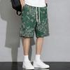 Men's Plus Size Print Casual Shorts – Elastic Waist Drawstring Loose Fit Summer Shorts (5XL-11XL)