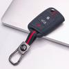 Key Fob Cover for VW Golf Tiguan Passat Polo Octavia A7 Mk7 Mk2 B8 with Keychain Anti-Scratch Surface Shockproof Structure Soft Grip Texture