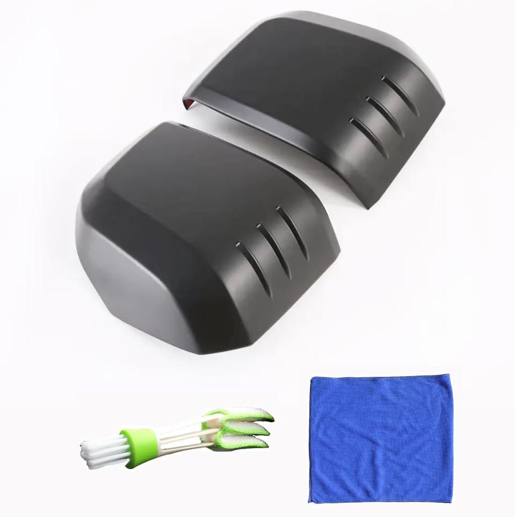 Deepa Ribusu Side Mirror Covers of for Toyota Hiace 200 Series and 7th with Aero Custom Genuine Compatible (Set 2) (6th Generation), Fins, Protectors,