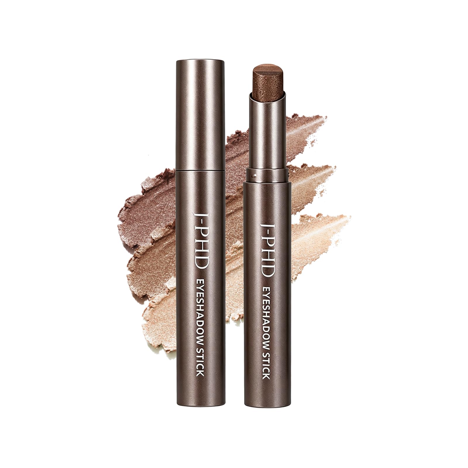 INTOPOP Eyeshadow Stick, Gradient 3-Color All-in-One Eyeshadow, Long-lasting, Smudge-Proof, Pearlescent, for Under-Eye Bags, Time-Saving, Natural Eye