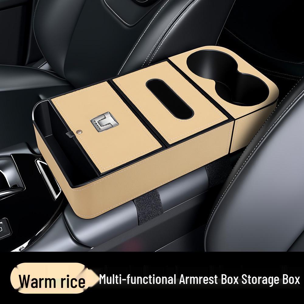 Multifunctional Car Center Armrest Storage Box for Tank 500/300