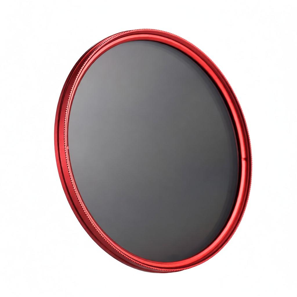 FOTGA 82mm Slim ND Fader Variable Filter Neutral Density ND2 to ND400 Red Replacement for Canon Nikon DSLR Camera