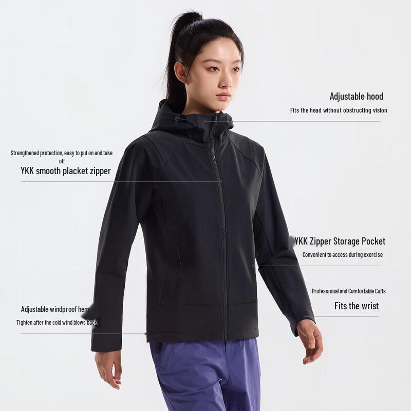 Pelliot WindS26 Women's CORDURA Lightweight Softshell Jacket