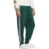 Adidas Pantalon de sport colorblock à 3 bandes avec logo Trèfle Originals pour homme Vert armée HY7228