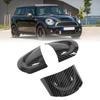 3Pcs/Set Car Steering Wheel Trim Carbon Fiber Look Interior Cover Sticker for Mini Cooper R54 R56 Clubman R55 Crossover R60
