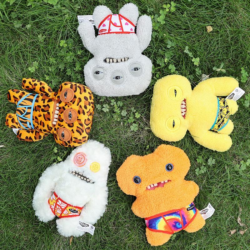 22cm Fuggler Serie Mutandine Morbido Peluche Denti Mostro Bambola Divertente Brutta Carina Giocattoli Colore Figure Cartoni Animati Regali di Compleanno Bambini