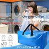 4pack Handheld and Backpack Clothes Bedding Storage Bag Large Capacity Mobile Moving Bag Student Dormitory Oversized Storage Bag