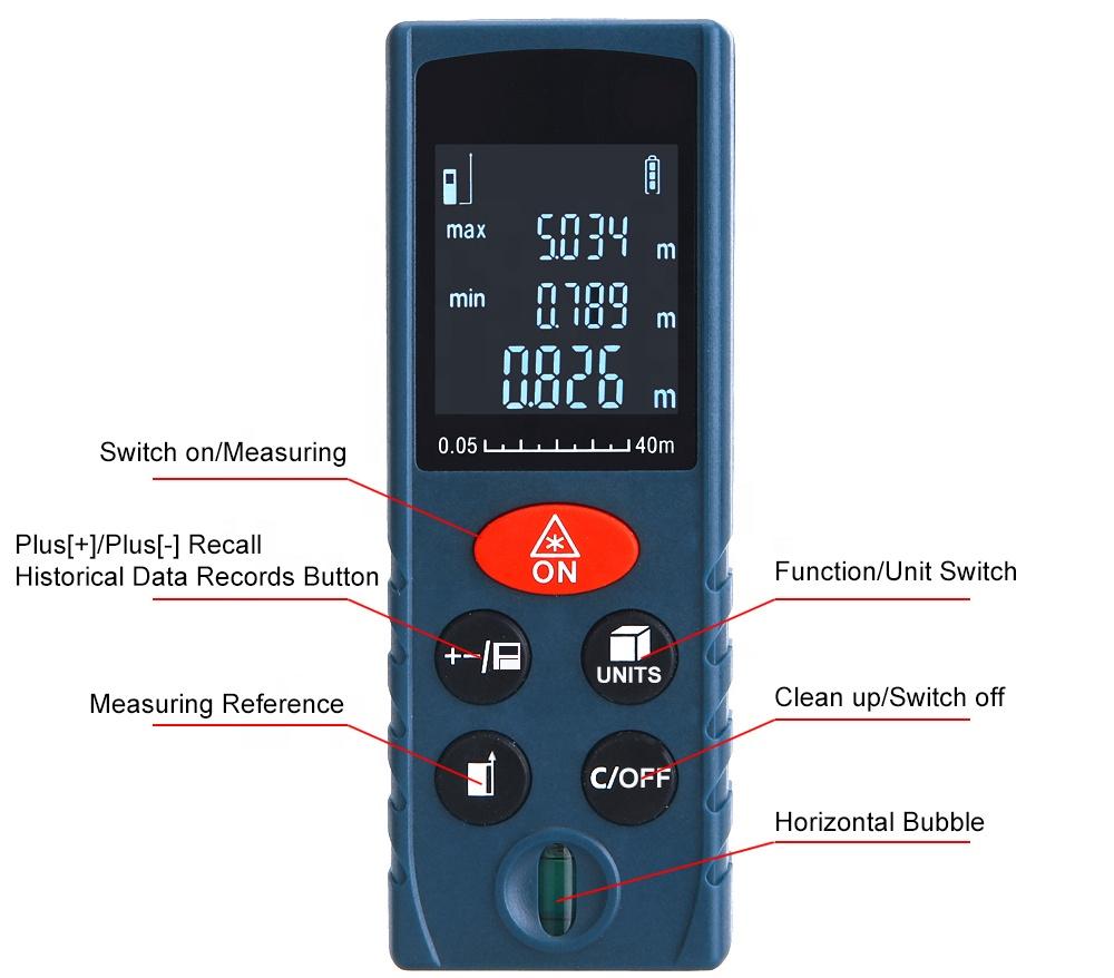 Mini Portable Handheld High-precision Digital Measuring Tools Laser Rangefinder Laser Distance Meter