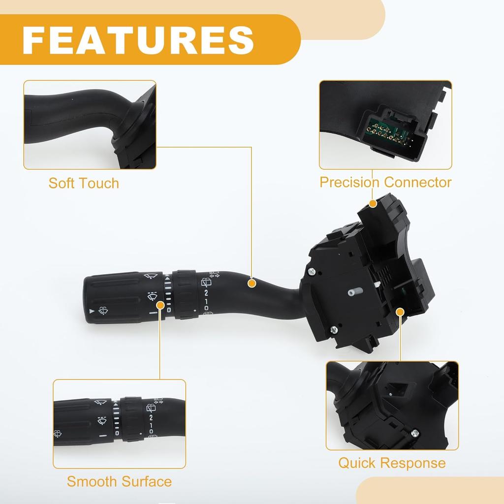 Steering Column Turn Signal Switch Lever No.7T4Z13K359AA Multifunction Combination Switch for Ford Edge Flex Taurus X