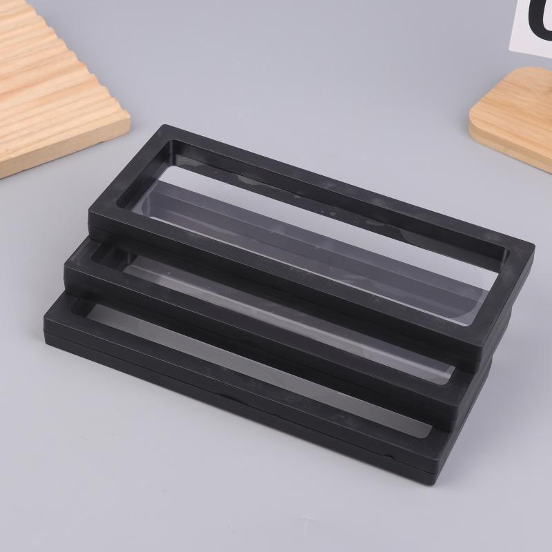 Floating Frame Display Holder Acrylic 3D Stand for Collectibles Medals Jewelry Secure Showcase for Office Gift Decor